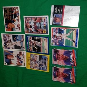 David Justice Baseball Card Collection 91-92 Upper Deck Fleer Score Topps